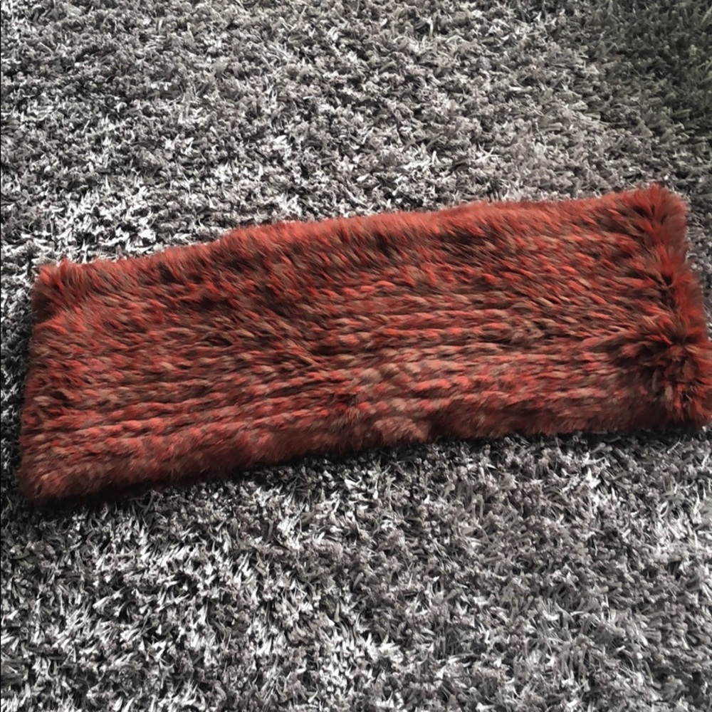 Real rabbit fur/ scarf/wrap
